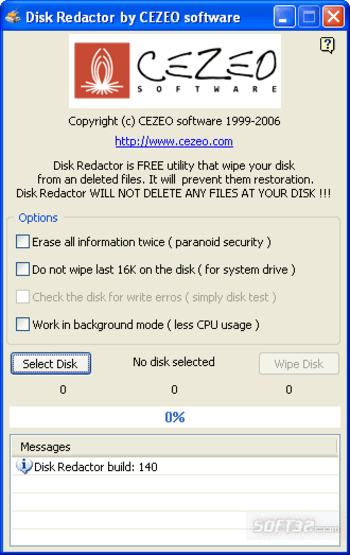 Disk Redactor screenshot 2