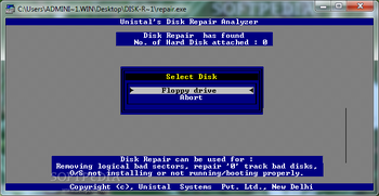 Disk Repair screenshot