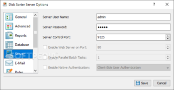 Disk Sorter Server screenshot 19