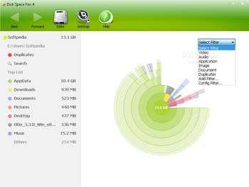 Disk Space Fan screenshot 2