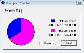 Disk Space Monitor screenshot