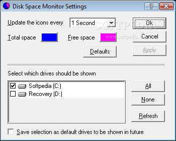 Disk Space Monitor screenshot 3