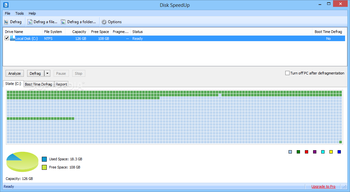 Disk SpeedUp (formerly Disk Defrag) screenshot