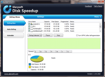 Disk SpeedUp screenshot