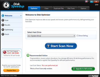 Disk Speedup screenshot