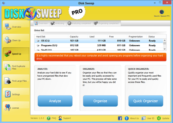 Disk Sweep screenshot