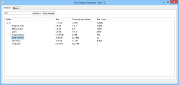 Disk Usage Analyzer Free screenshot