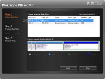 Disk Wipe Wizard Kit screenshot 2