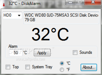 DiskAlarm screenshot