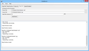 DiskBench screenshot 4