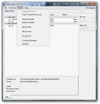 DiskCryptor screenshot 4