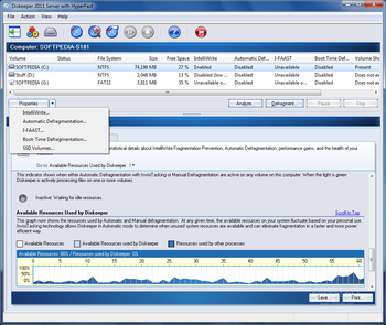 Diskeeper 2011 Server screenshot 2