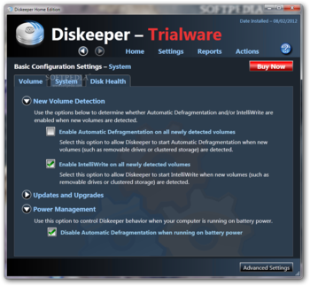 Diskeeper Home Edition screenshot 8