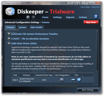 Diskeeper Home Edition screenshot 9
