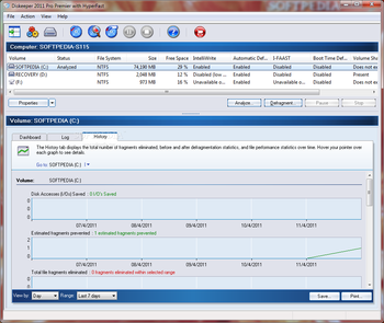 Diskeeper Pro Premier 2011 screenshot 5