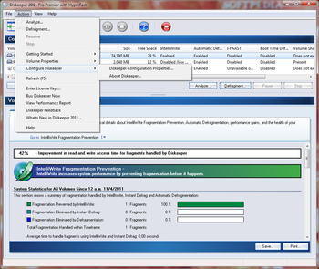 Diskeeper Pro Premier 2011 screenshot 6
