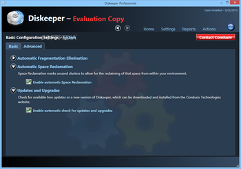 Diskeeper Professional screenshot 2