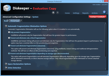 Diskeeper Professional screenshot 3