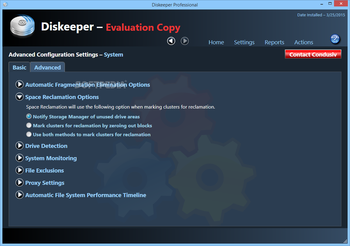 Diskeeper Professional screenshot 4