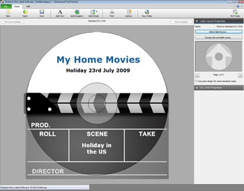 Disketch Free Disc Label Software screenshot
