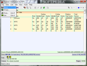 DiskExplorer for NTFS screenshot 2