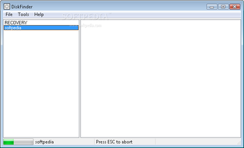 DiskFinder screenshot