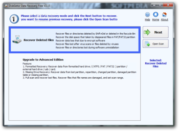 DiskGetor Data Recovery Free screenshot