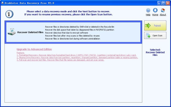 DiskGetor Data Recovery Free screenshot
