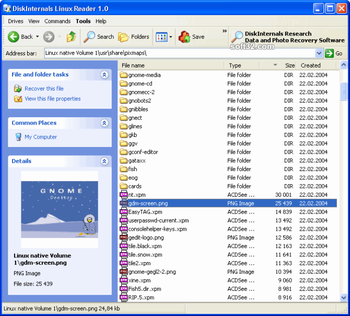 DiskInternals Linux Reader screenshot 3