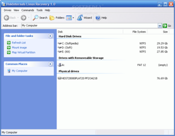 DiskInternals Linux Recovery screenshot