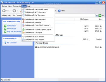 DiskInternals Linux Recovery screenshot 2