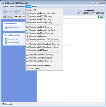 DiskInternals NTFS Reader screenshot 2