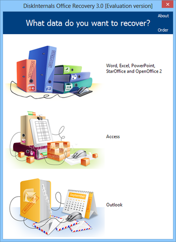 DiskInternals Office Recovery screenshot