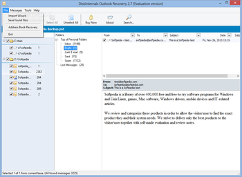 DiskInternals Outlook Recovery screenshot 2