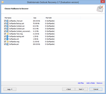 DiskInternals Outlook Recovery screenshot 7