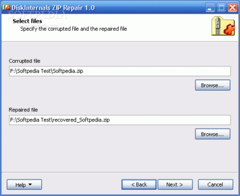 DiskInternals ZIP Repair screenshot