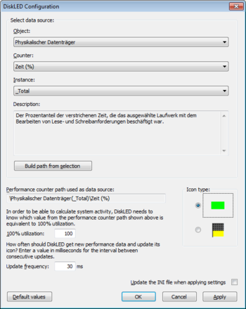 DiskLED screenshot