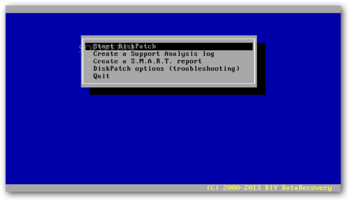 DiskPatch screenshot 2