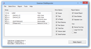 DiskReporter screenshot