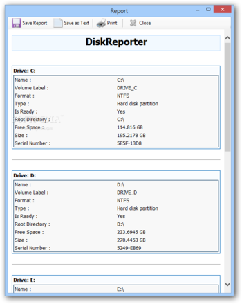 DiskReporter screenshot 5