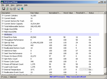 DiskSmartView screenshot 2
