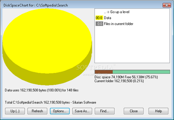 DiskSpaceChart screenshot 2