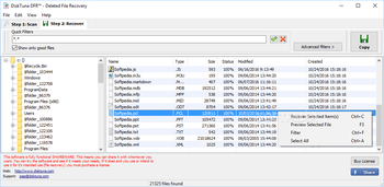 DiskTuna DFR - Deleted File Recovery screenshot 2