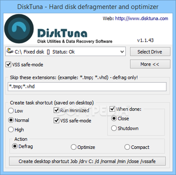 DiskTuna screenshot 2