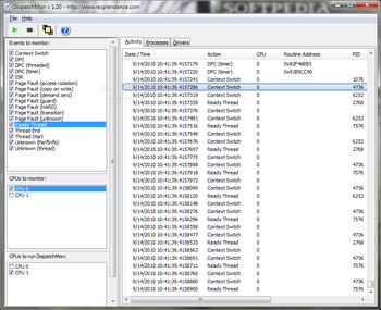 DispatchMon screenshot