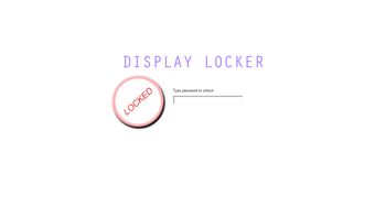 Display Locker screenshot