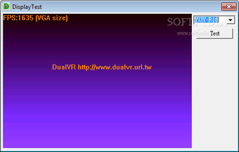 DisplayTest screenshot