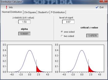 Distribution Calculator screenshot