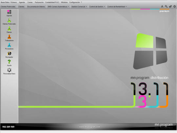 Distribution MNprogram screenshot