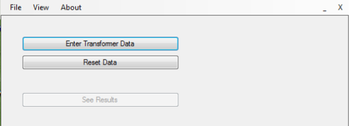 Distribution Transformer Calculator screenshot